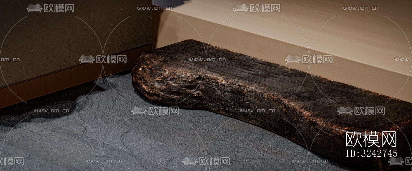 新中式中餐厅效果图下载（渲染图9）