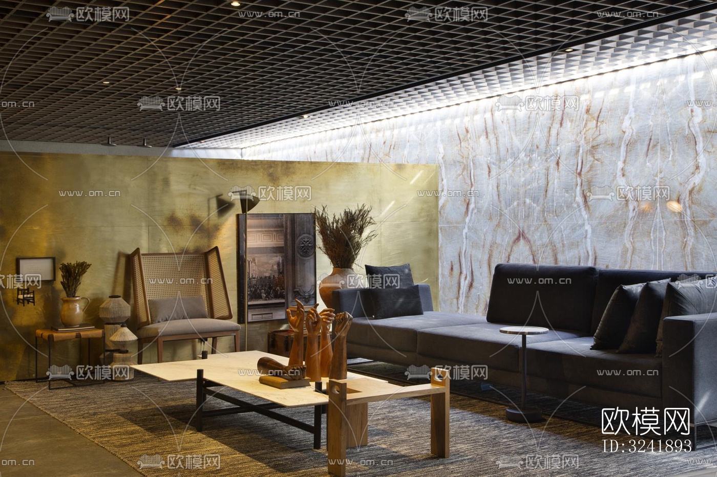 工业风展览展厅效果图下载（渲染图14）