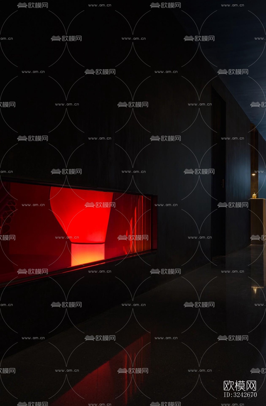 新中式中餐厅效果图下载（渲染图10）