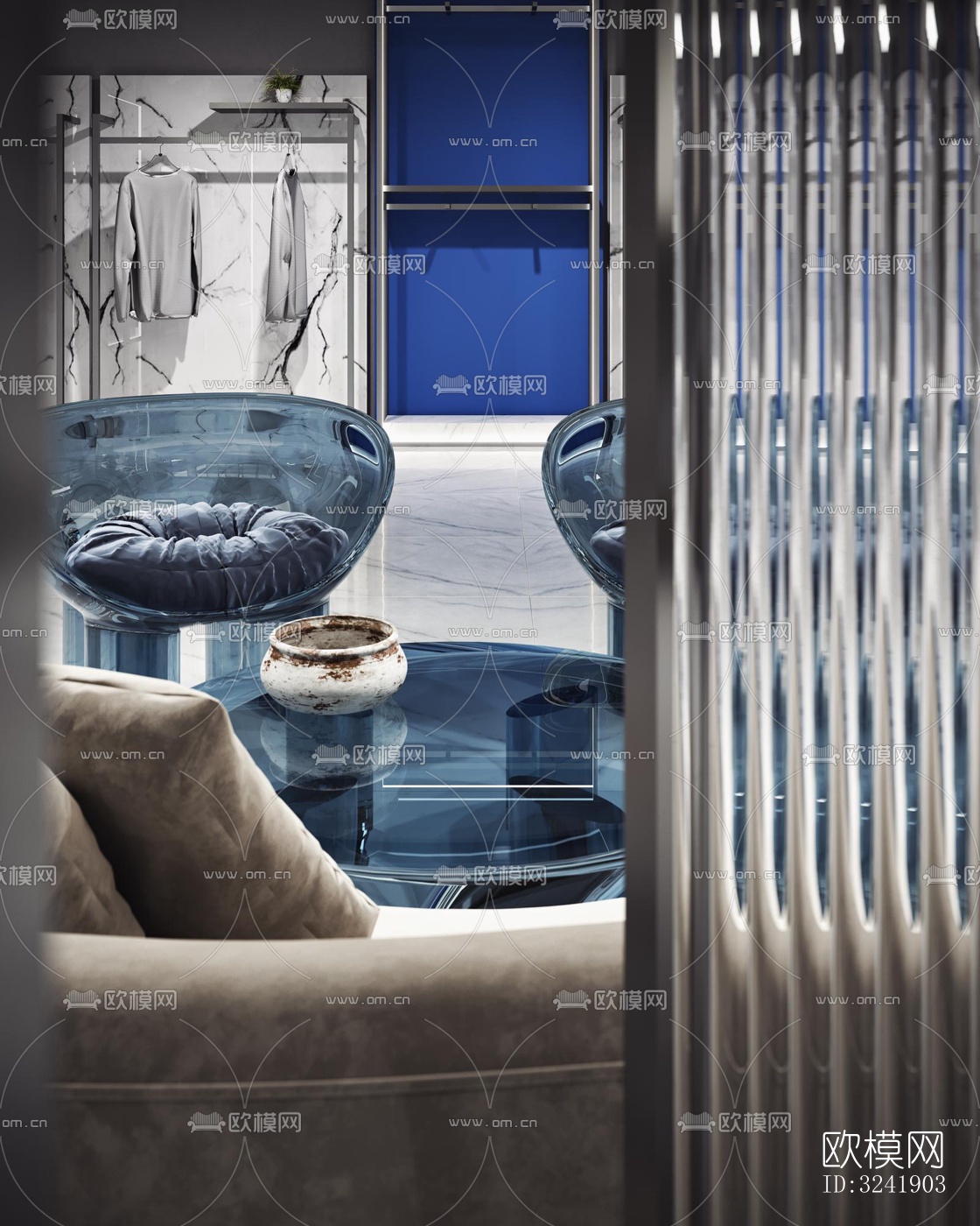 工业风零售店铺效果图下载（渲染图8）