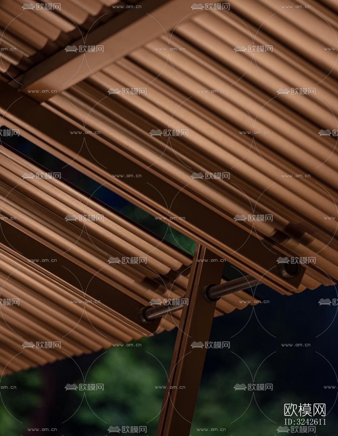 新中式中餐厅效果图下载（渲染图1）