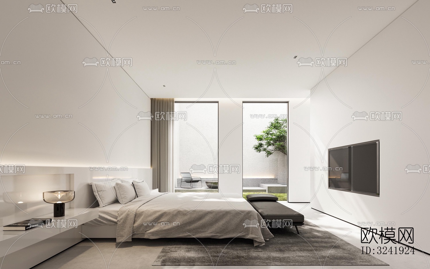 现代别墅效果图下载（渲染图7）