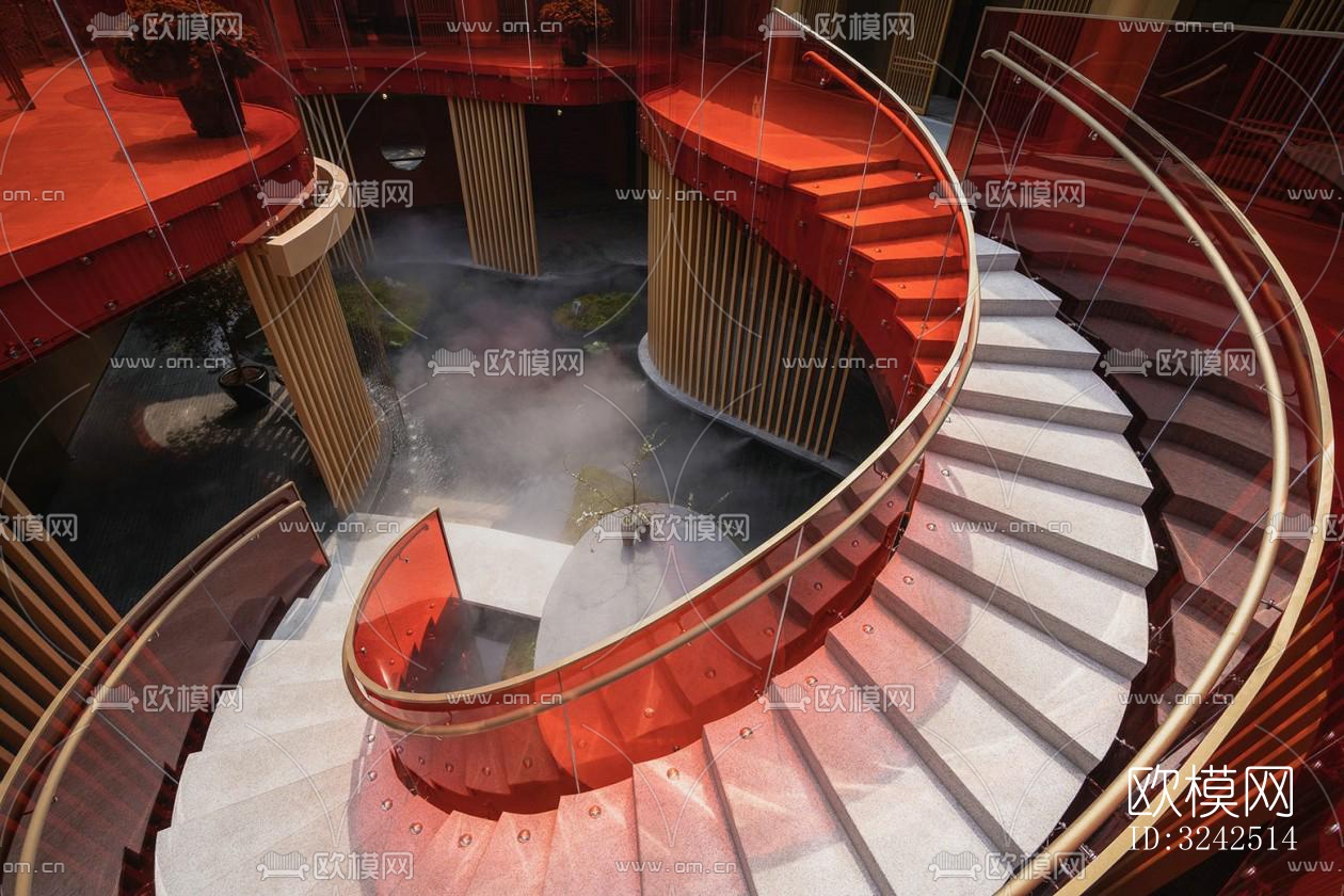 中式中餐厅效果图下载（渲染图16）