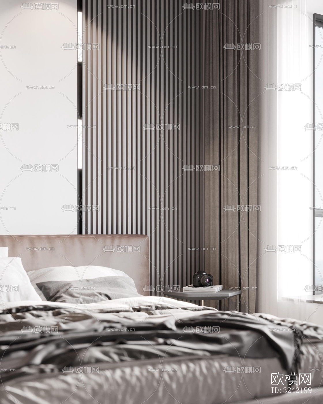 现代客餐厅效果图下载（渲染图11）