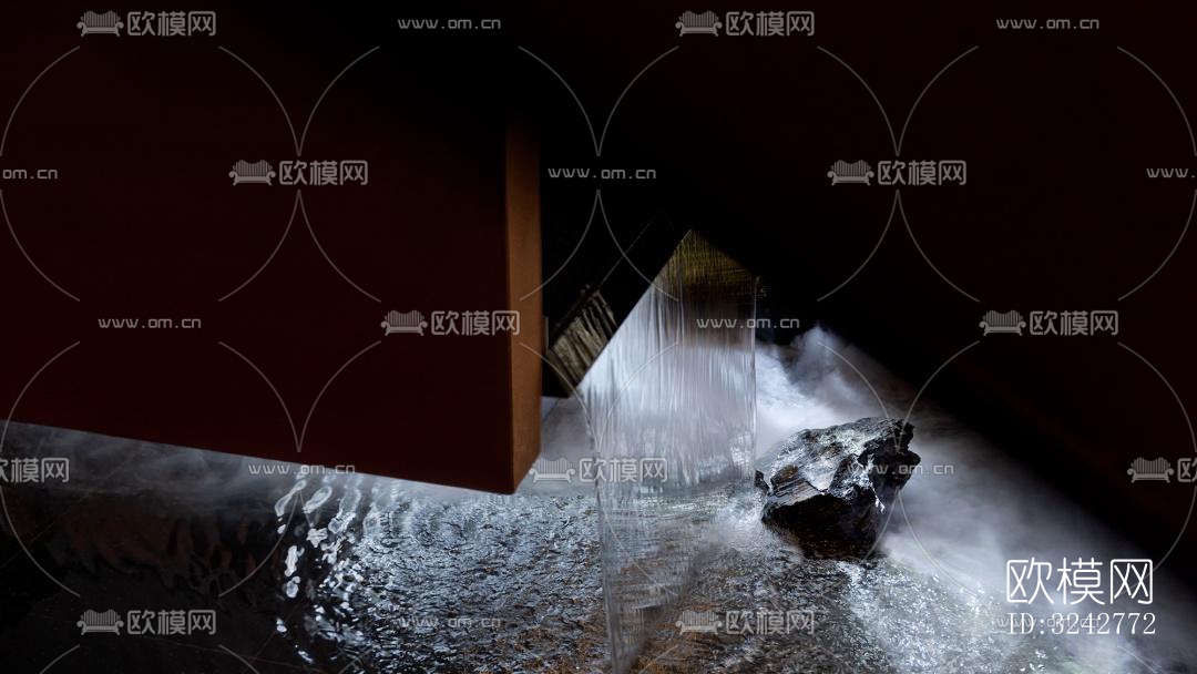 新中式中餐厅效果图下载（渲染图3）