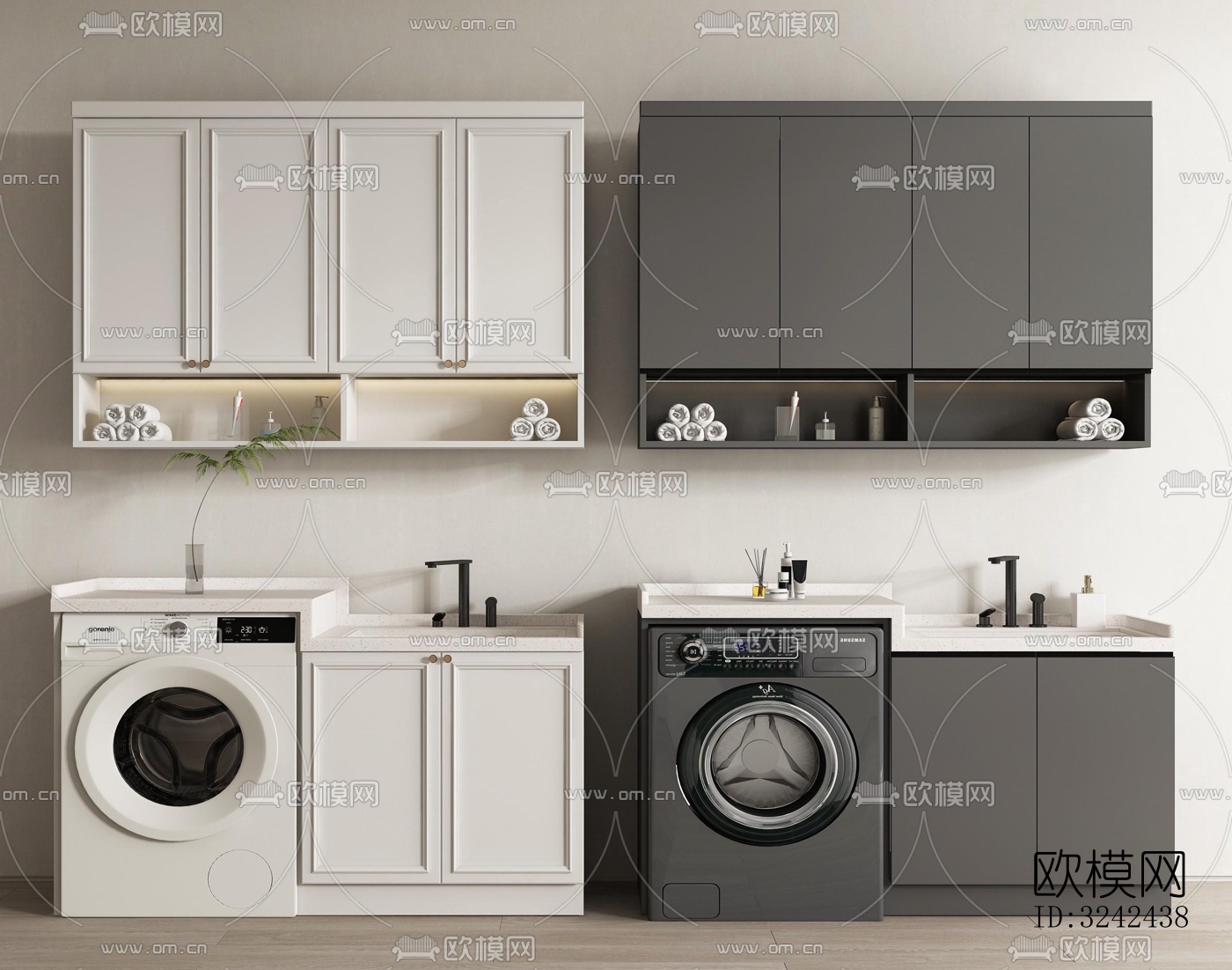 现代阳台花园效果图下载（渲染图2）