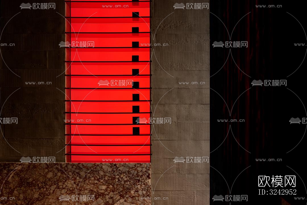 现代中餐厅效果图下载（渲染图3）