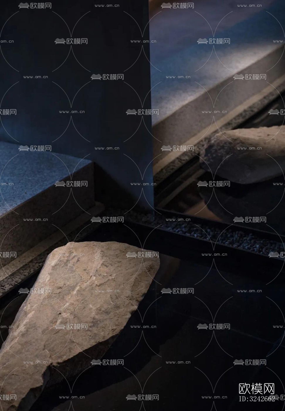 新中式中餐厅效果图下载（渲染图7）