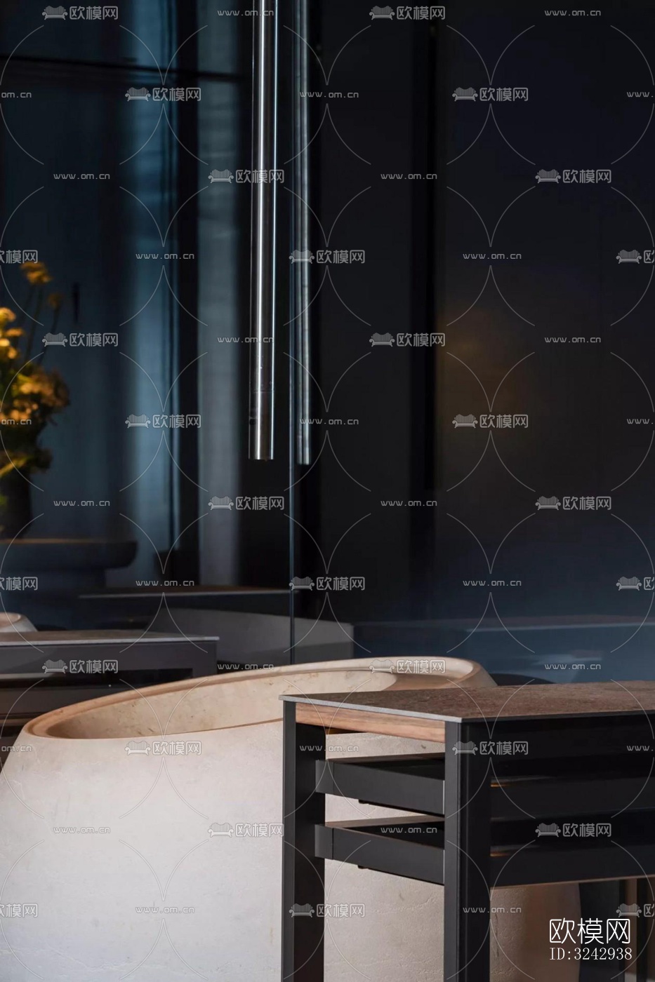 现代中餐厅效果图下载（渲染图17）