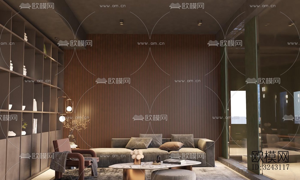 现代咖啡奶茶效果图下载(渲染图3)