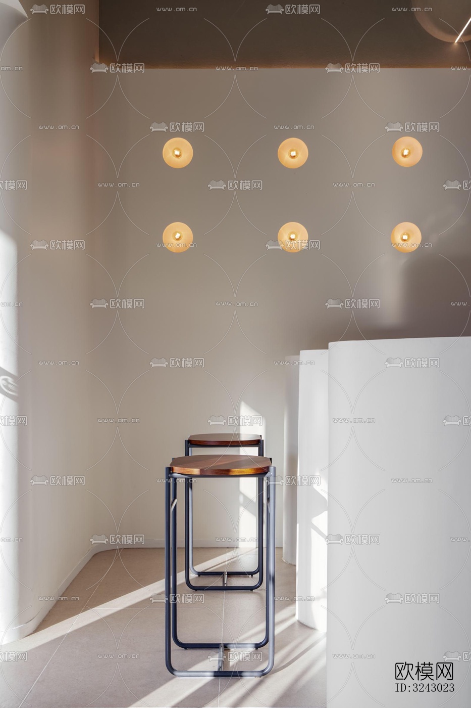 现代咖啡奶茶效果图下载（渲染图6）