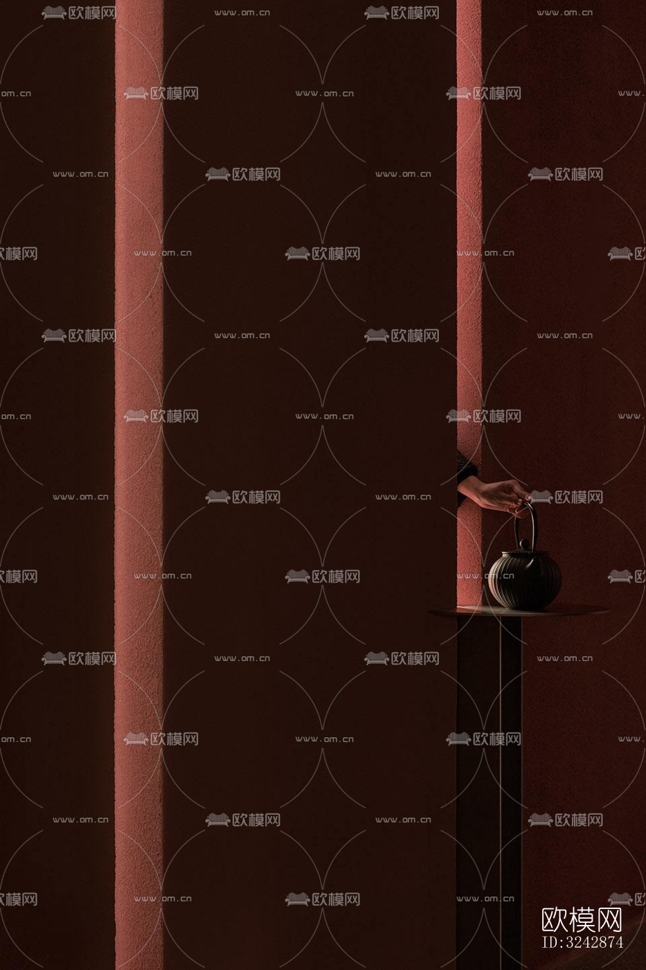 日式中餐厅效果图下载（渲染图8）