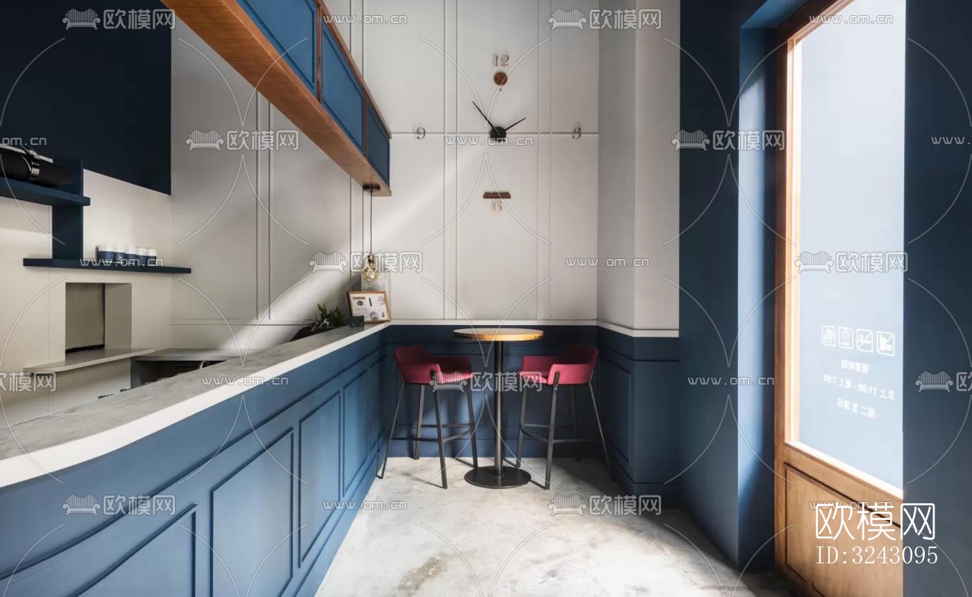 现代咖啡奶茶效果图下载（渲染图5）