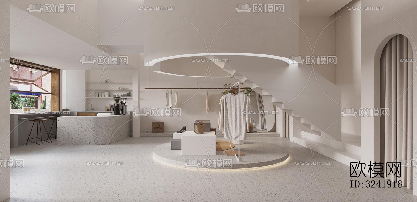 现代零售店铺效果图下载（渲染图7）