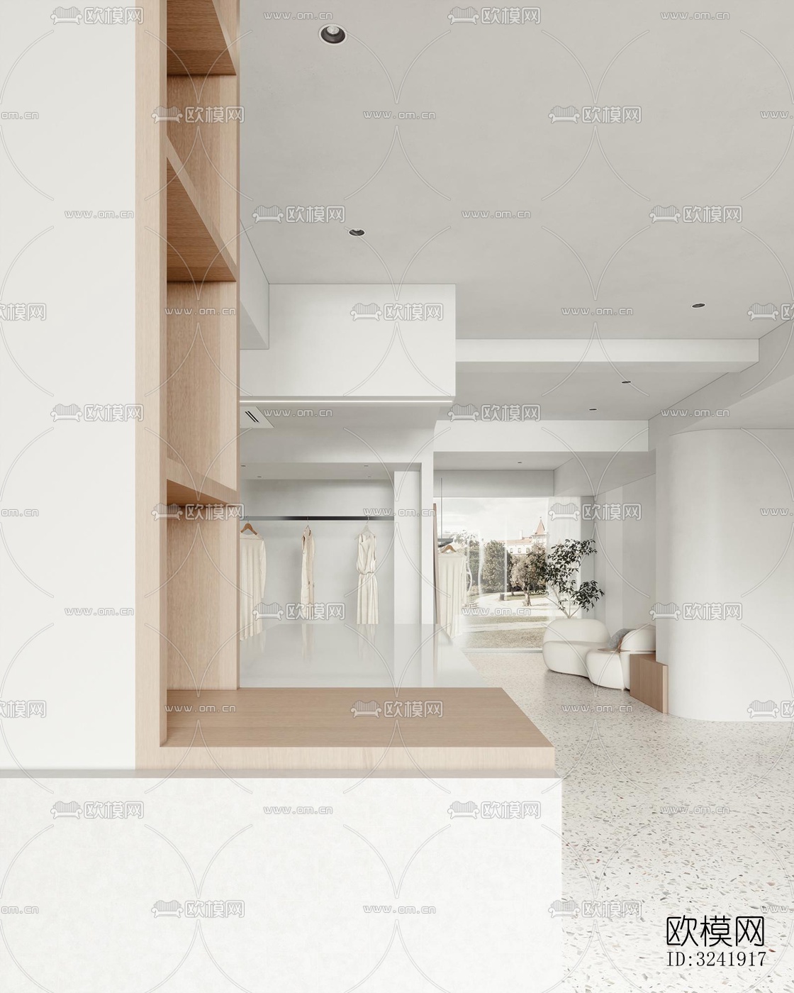 现代零售店铺效果图下载（渲染图3）