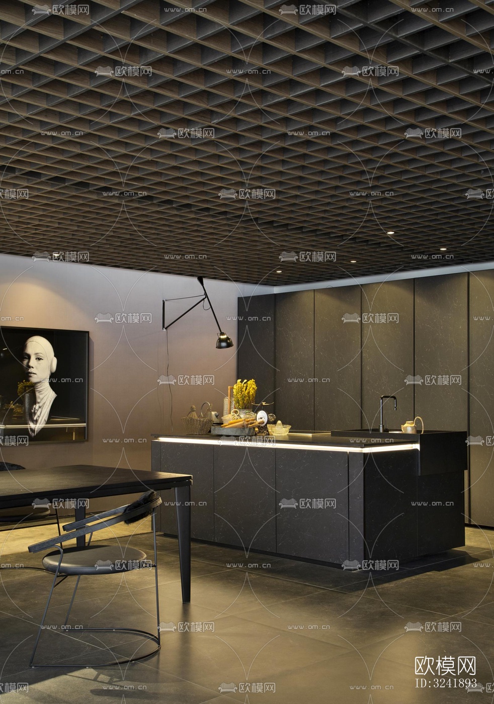 工业风展览展厅效果图下载（渲染图19）