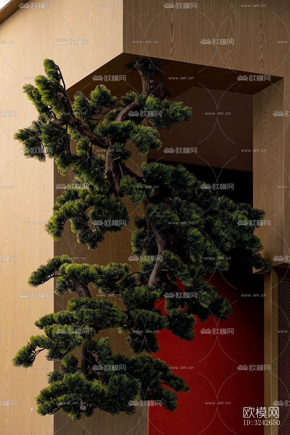 新中式中餐厅效果图下载（渲染图7）