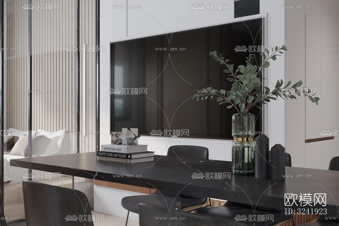 现代公寓效果图下载（渲染图5）