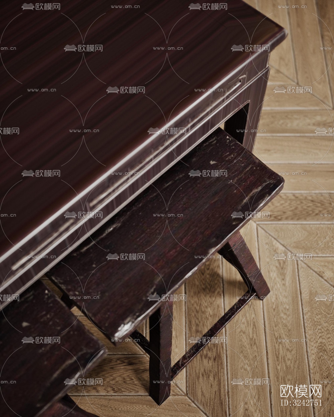 新中式中餐厅效果图下载（渲染图8）