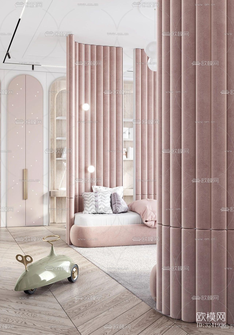 现代卧室效果图下载（渲染图6）