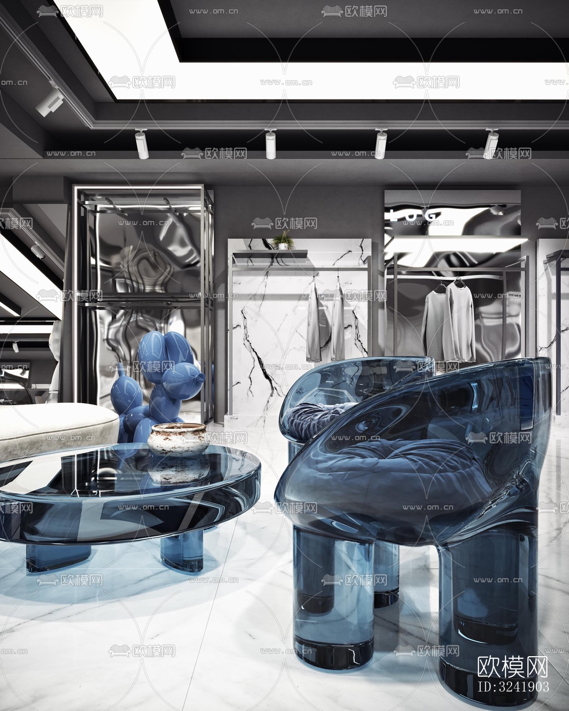 工业风零售店铺效果图下载（渲染图4）