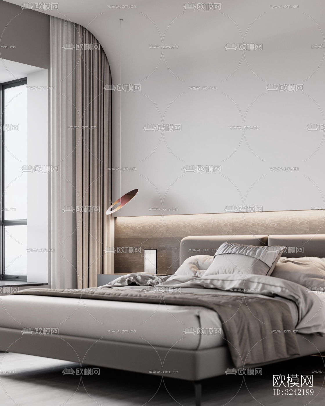 现代客餐厅效果图下载（渲染图8）