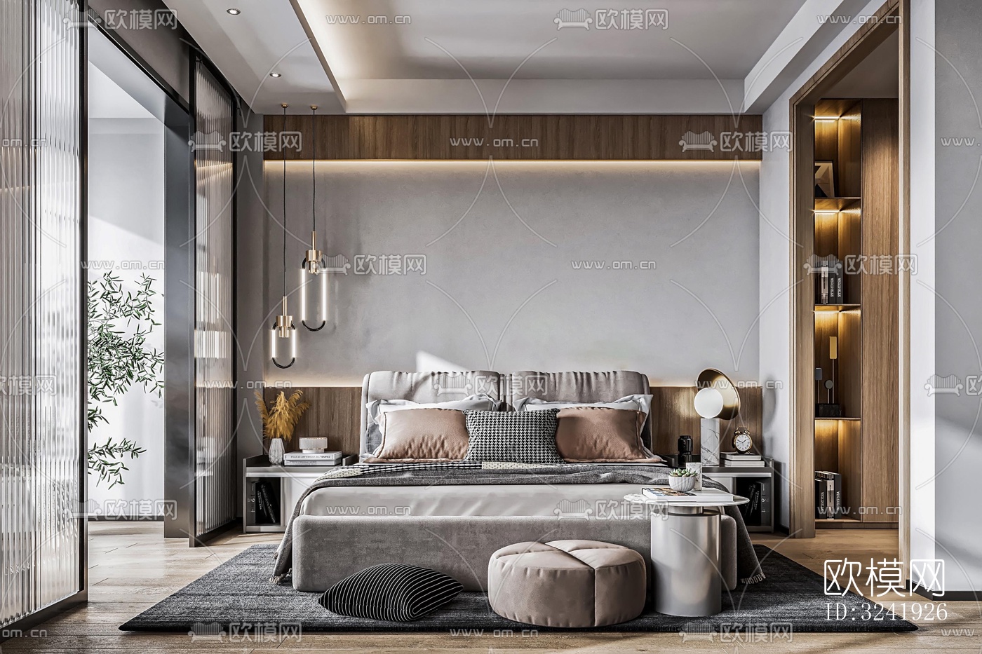 现代别墅效果图下载（渲染图8）