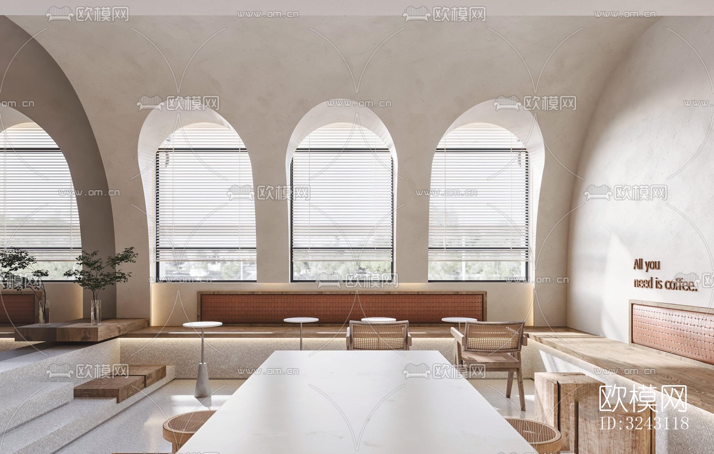 现代咖啡奶茶效果图下载（渲染图17）