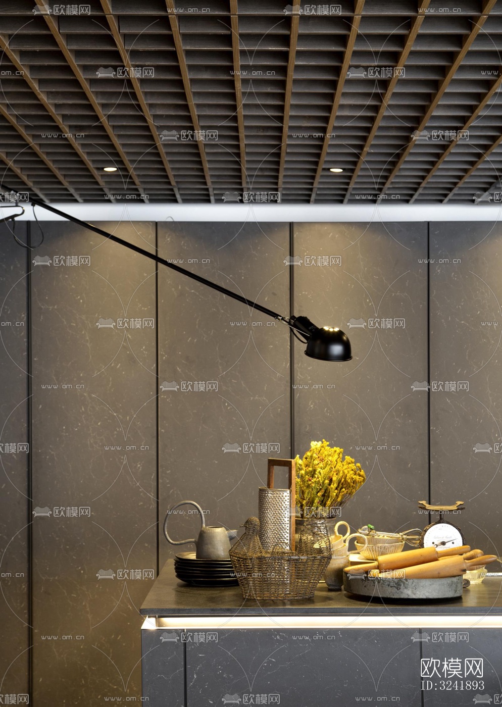 工业风展览展厅效果图下载（渲染图12）