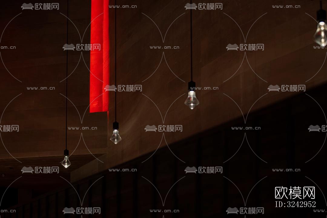 现代中餐厅效果图下载（渲染图10）