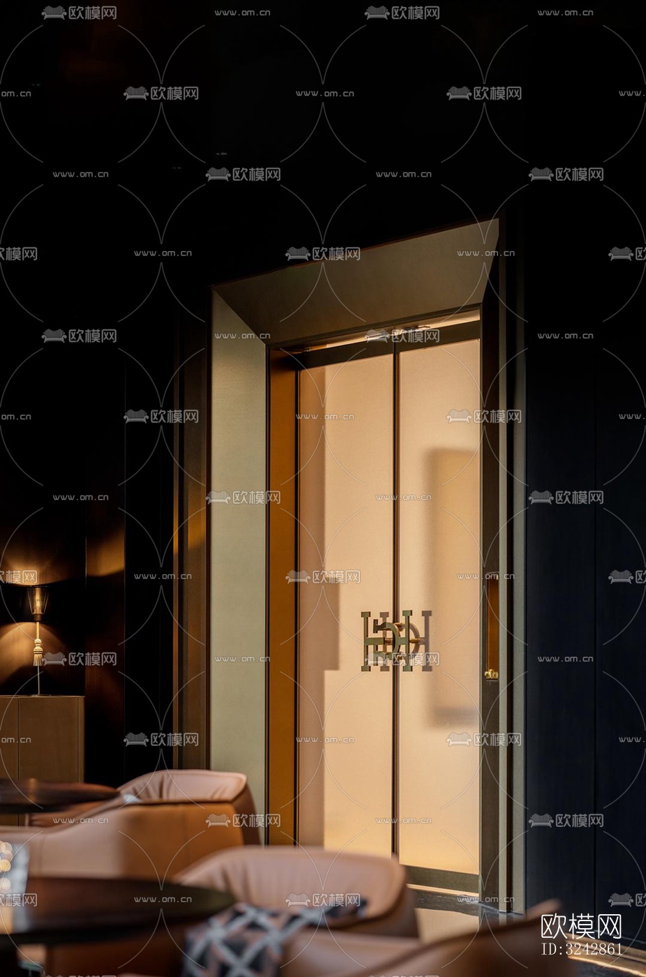 新中式中餐厅效果图下载（渲染图14）