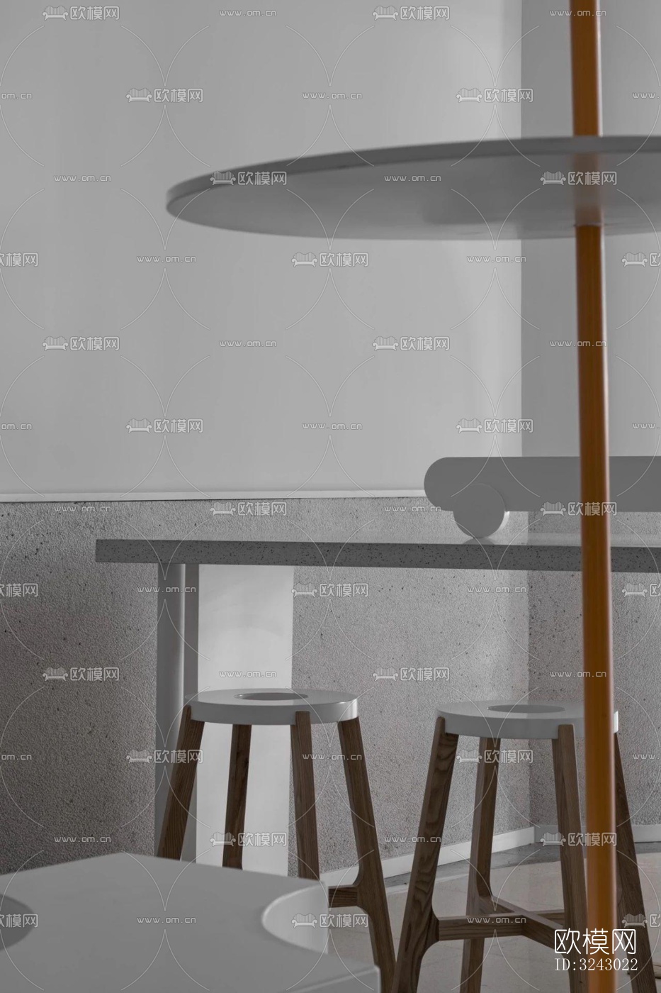 现代咖啡奶茶效果图下载（渲染图16）