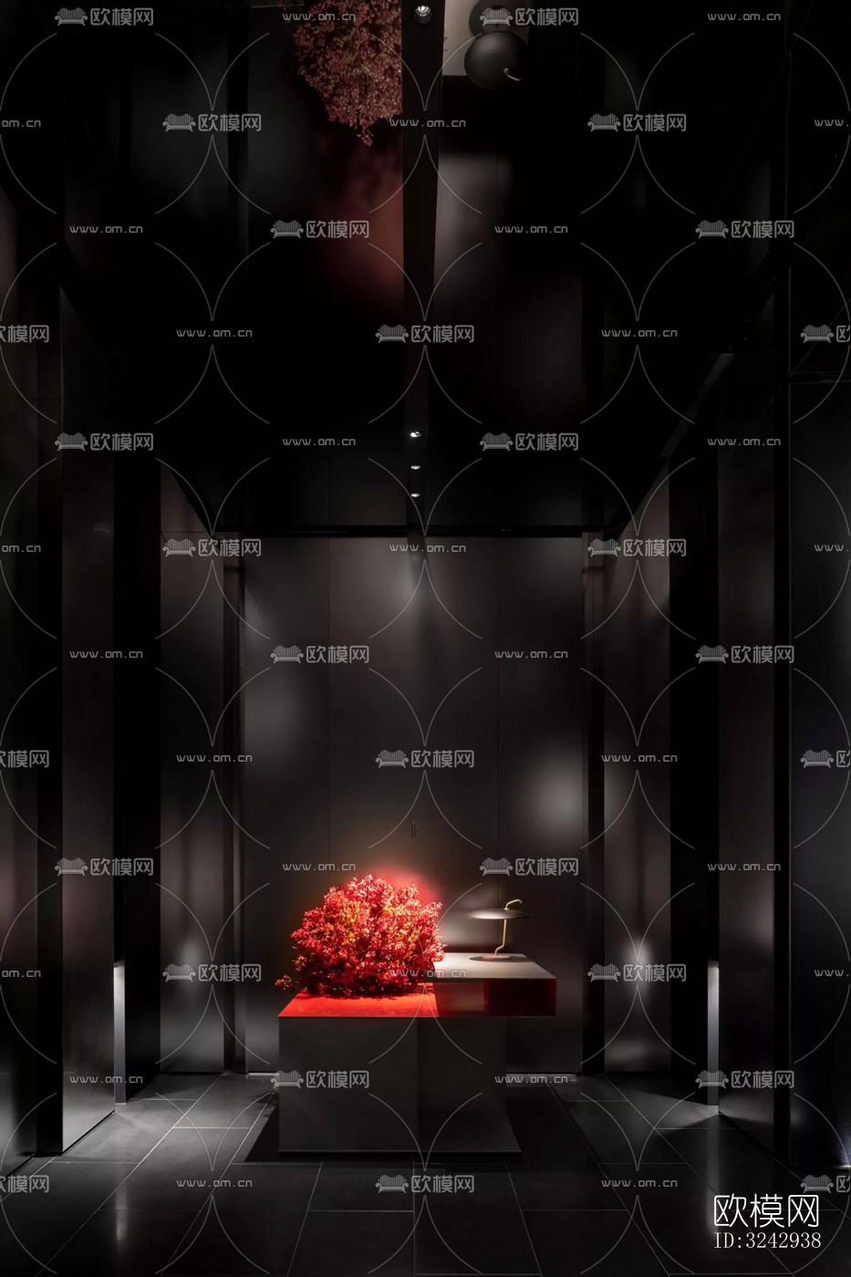 现代中餐厅效果图下载（渲染图19）