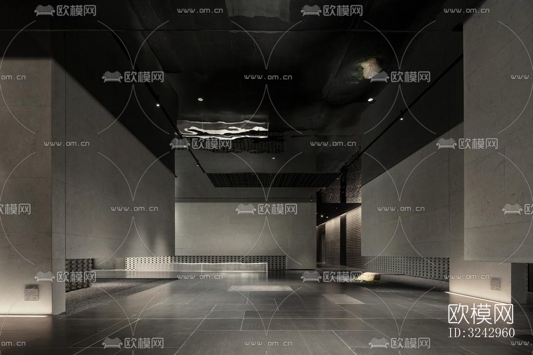 现代中餐厅效果图下载（渲染图6）