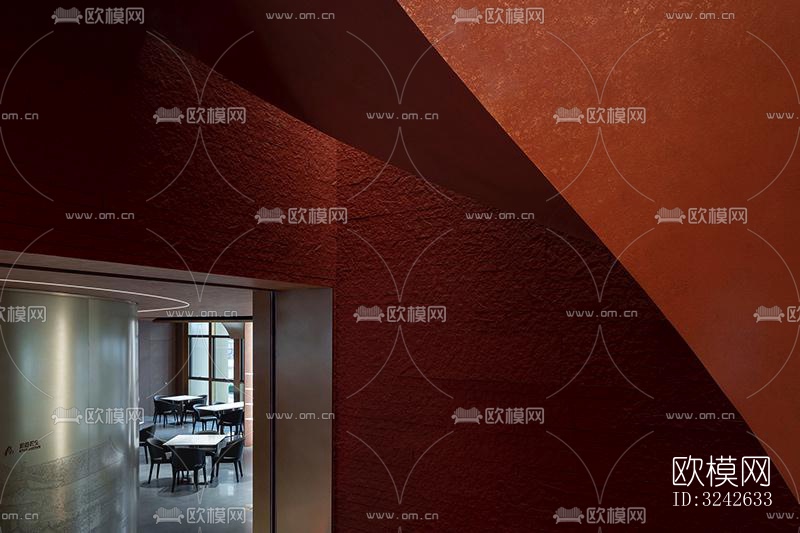 新中式中餐厅效果图下载（渲染图13）