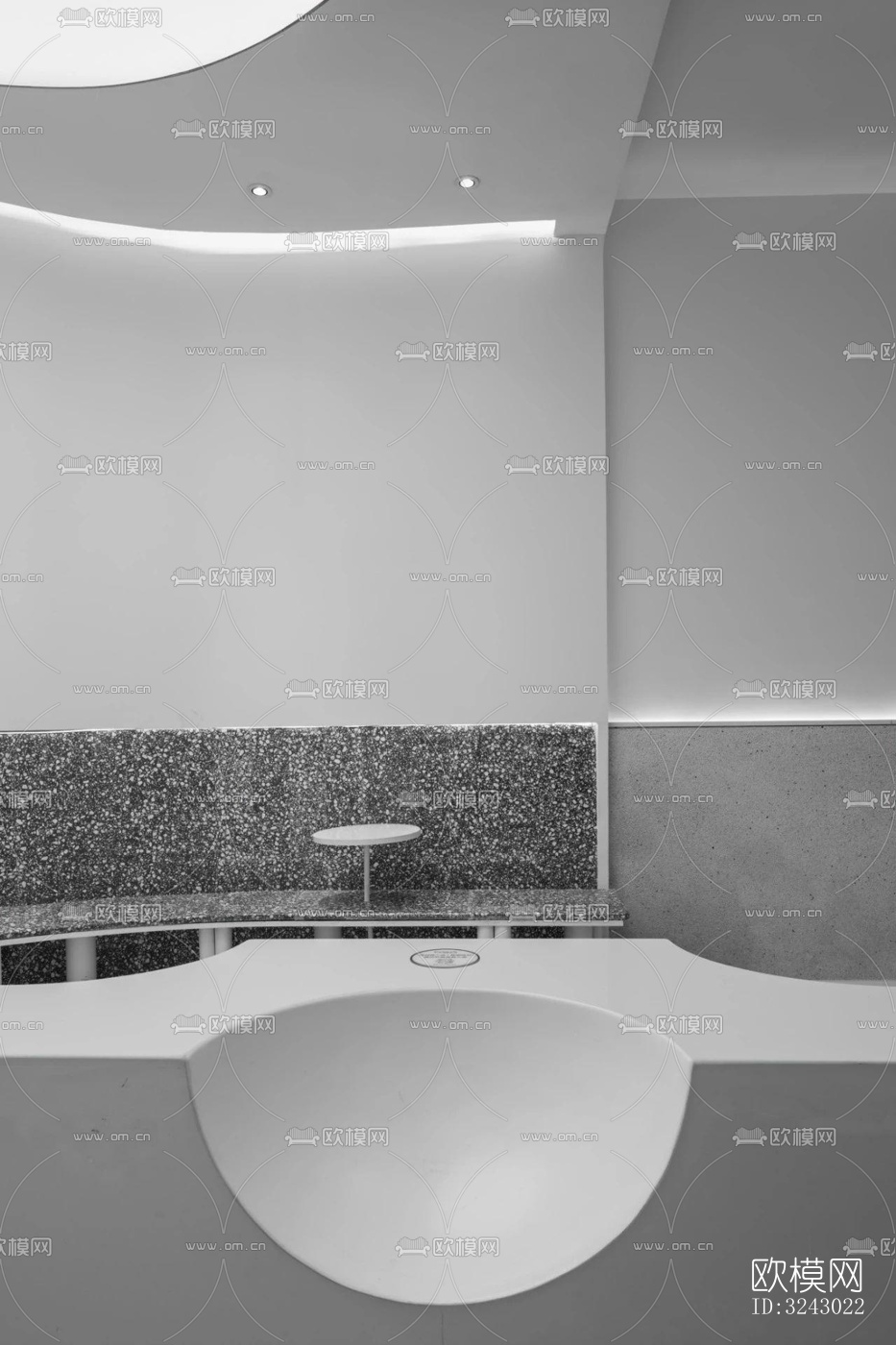 现代咖啡奶茶效果图下载（渲染图12）