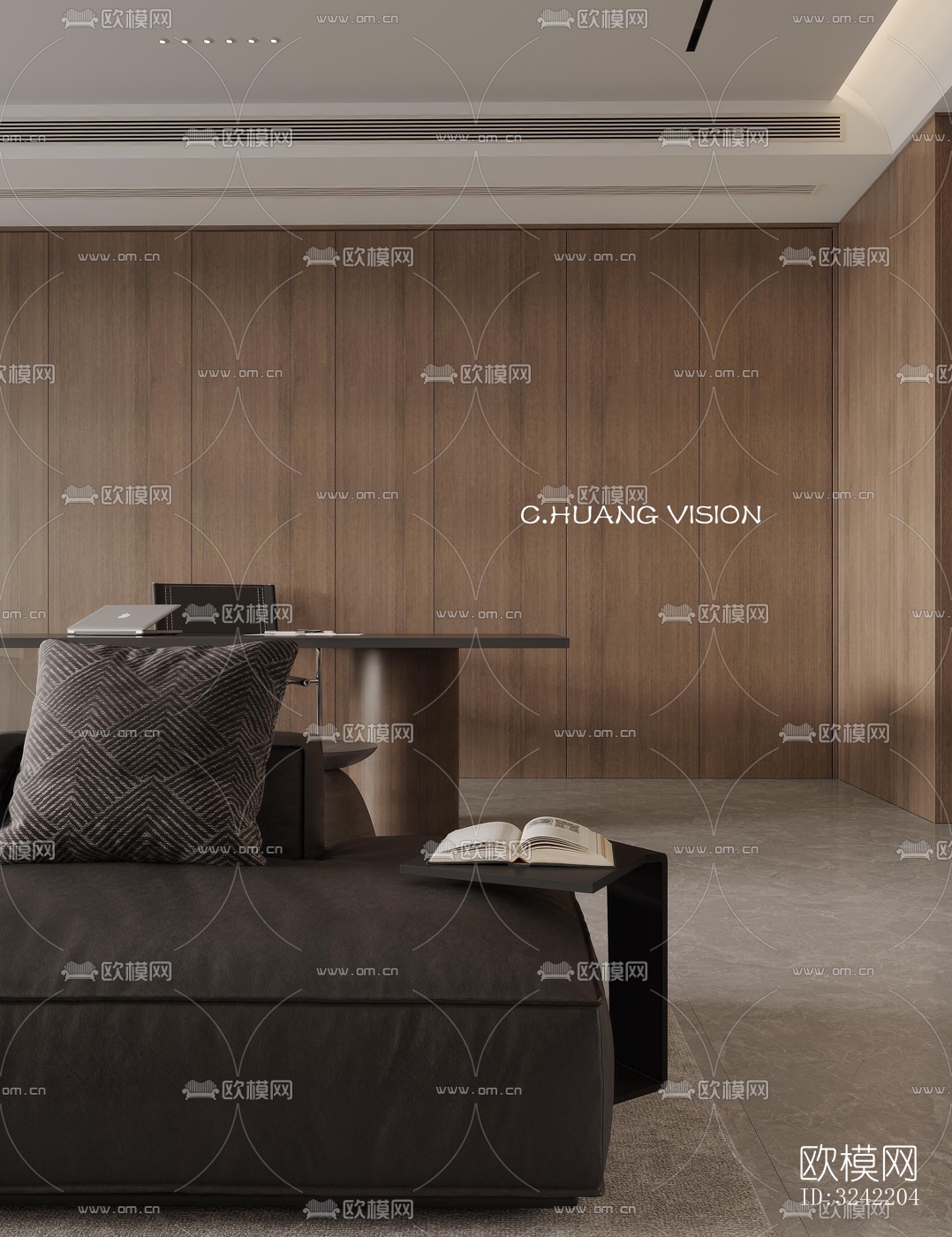 现代客餐厅效果图下载（渲染图3）