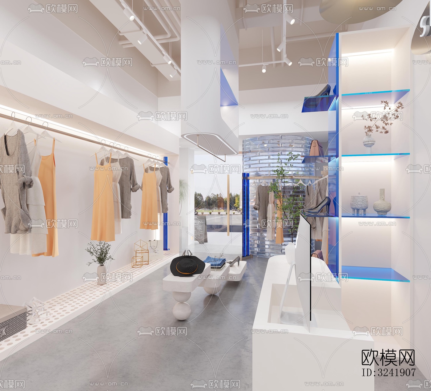 现代零售店铺效果图下载（渲染图1）