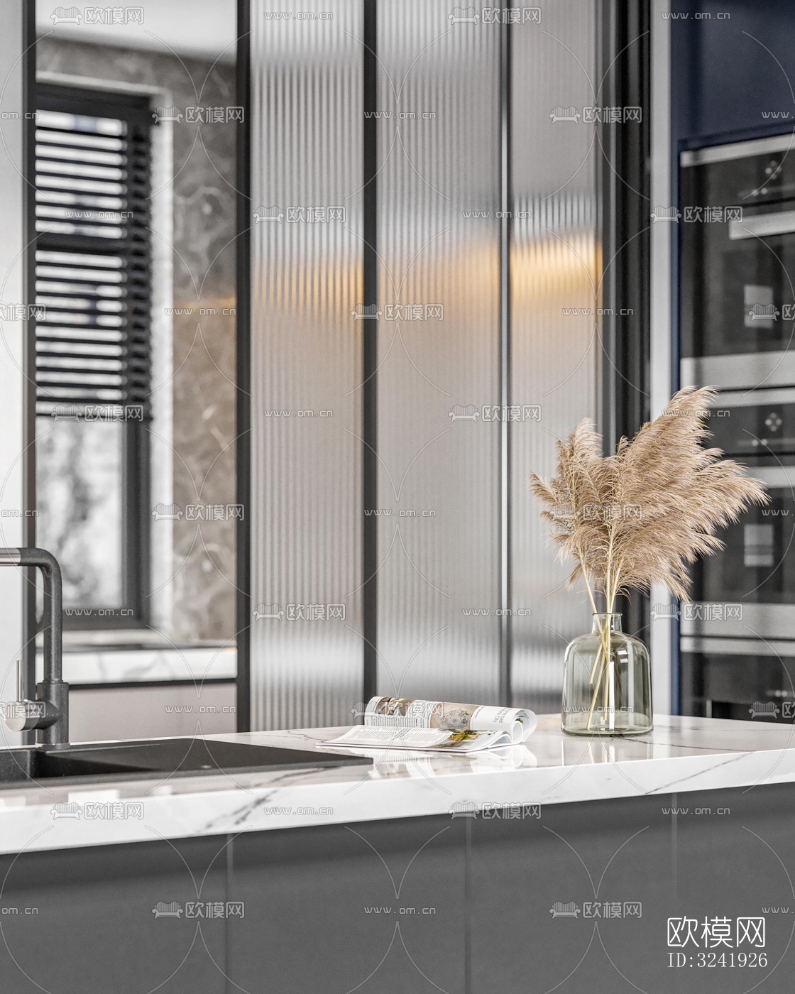 现代别墅效果图下载（渲染图1）