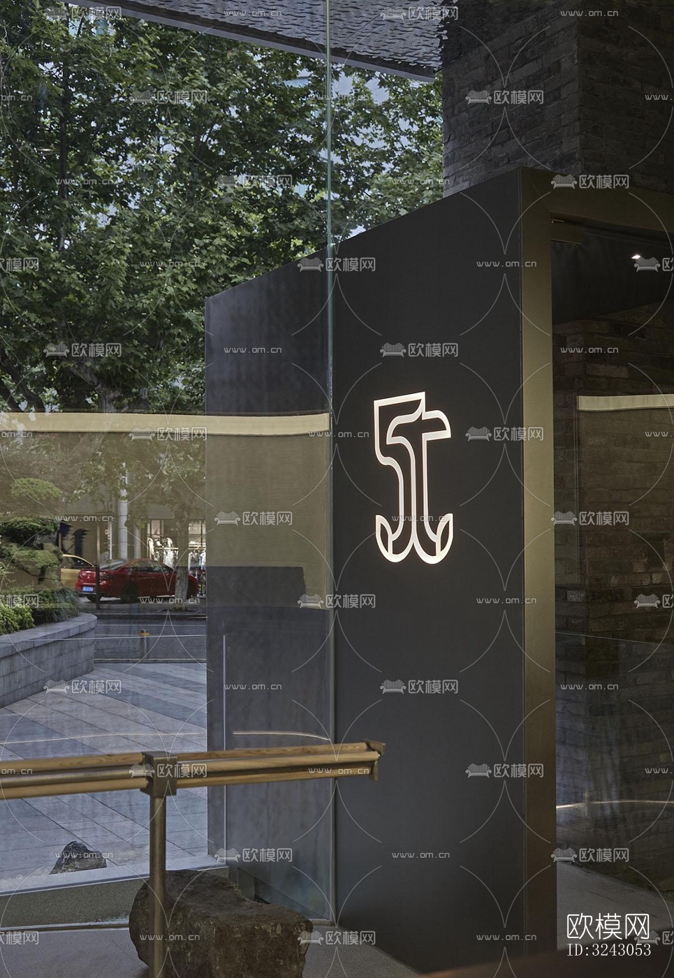 现代咖啡奶茶效果图下载（渲染图4）