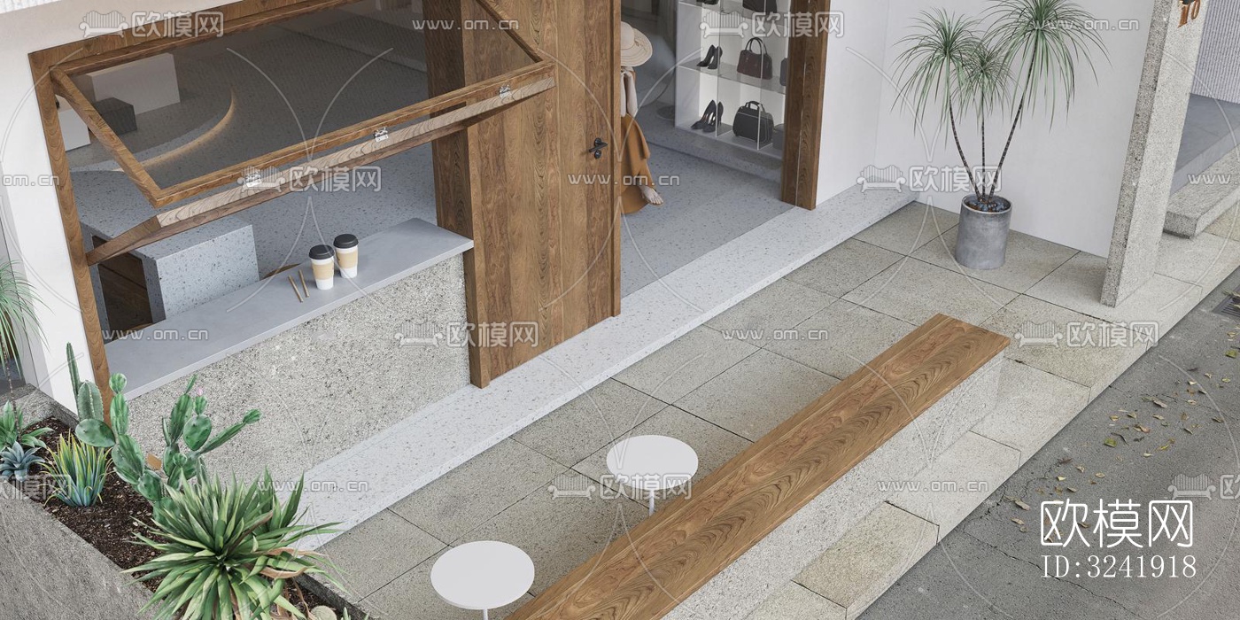 现代零售店铺效果图下载（渲染图3）