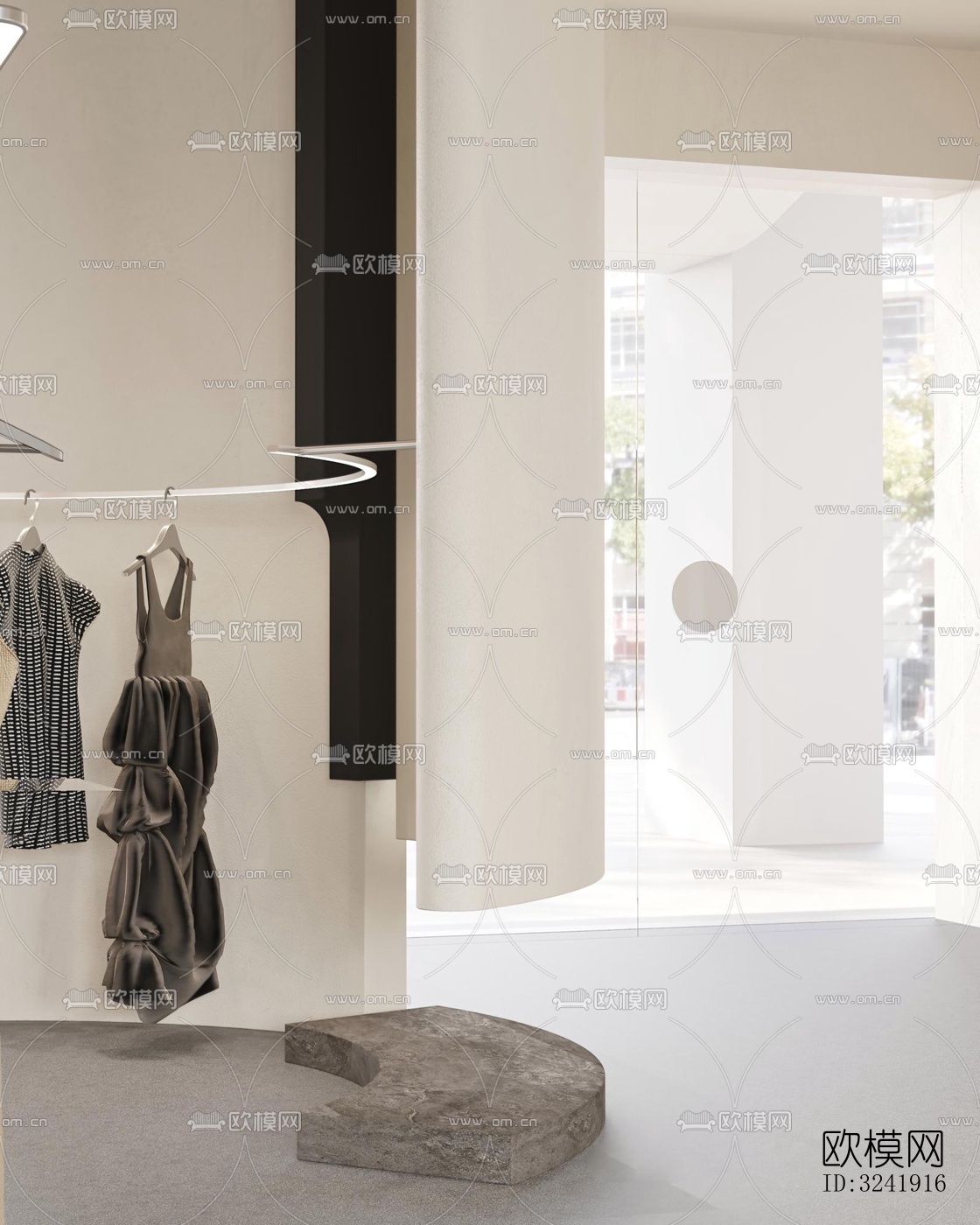 现代零售店铺效果图下载（渲染图3）