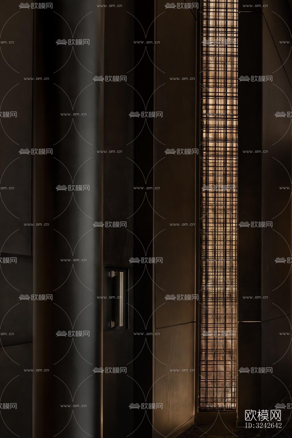 新中式中餐厅效果图下载（渲染图3）