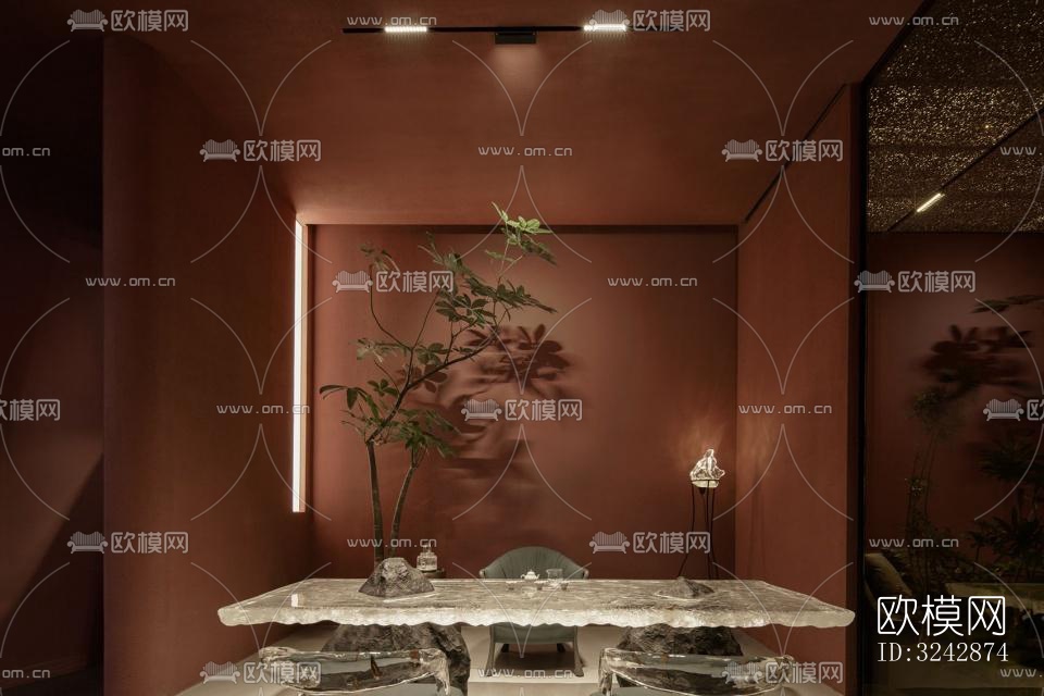 日式中餐厅效果图下载（渲染图18）