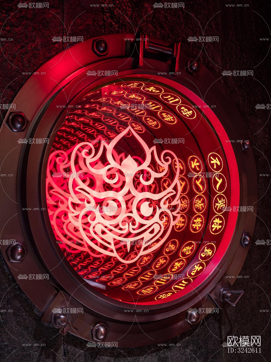 新中式中餐厅效果图下载（渲染图11）