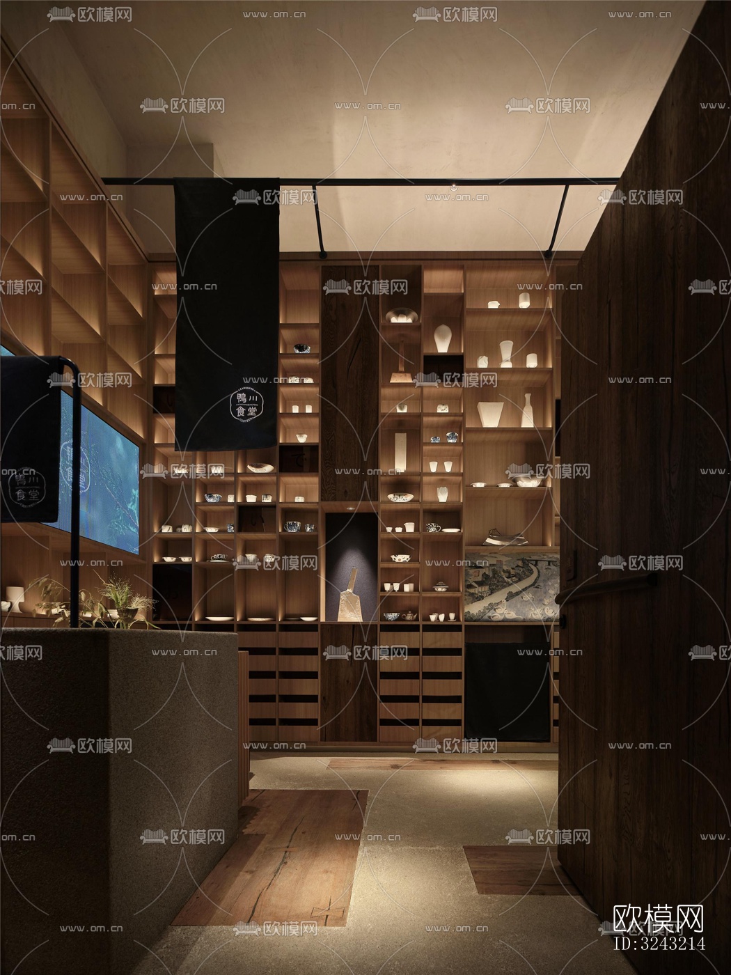 日式日韩料理效果图下载（渲染图6）