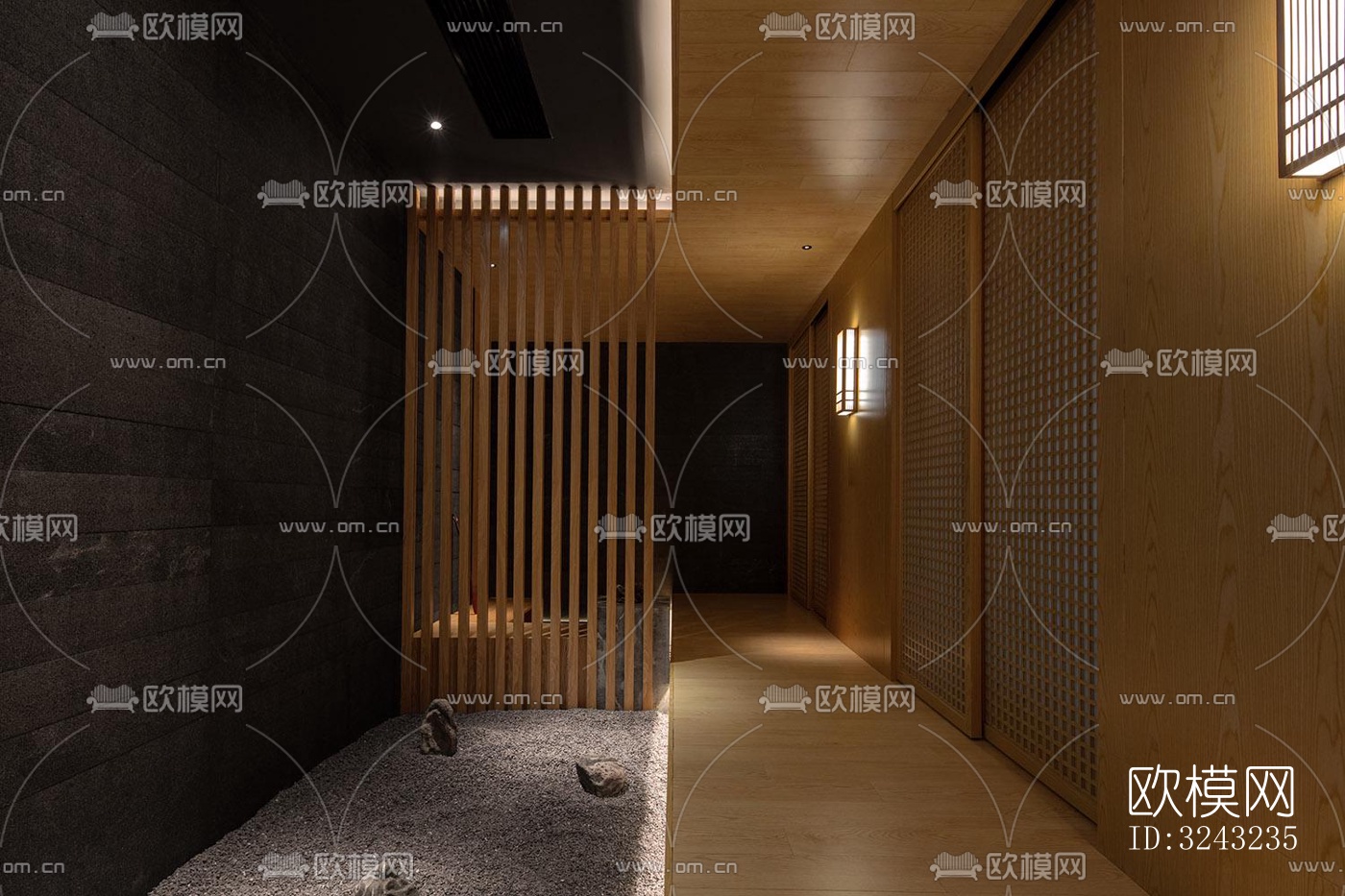 日式日韩料理效果图下载（渲染图7）