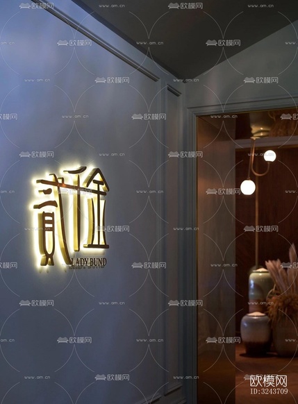 現(xiàn)代西餐廳效果圖下載(渲染圖9)
