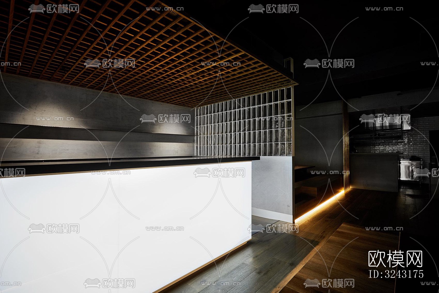 日式日韩料理效果图下载（渲染图3）