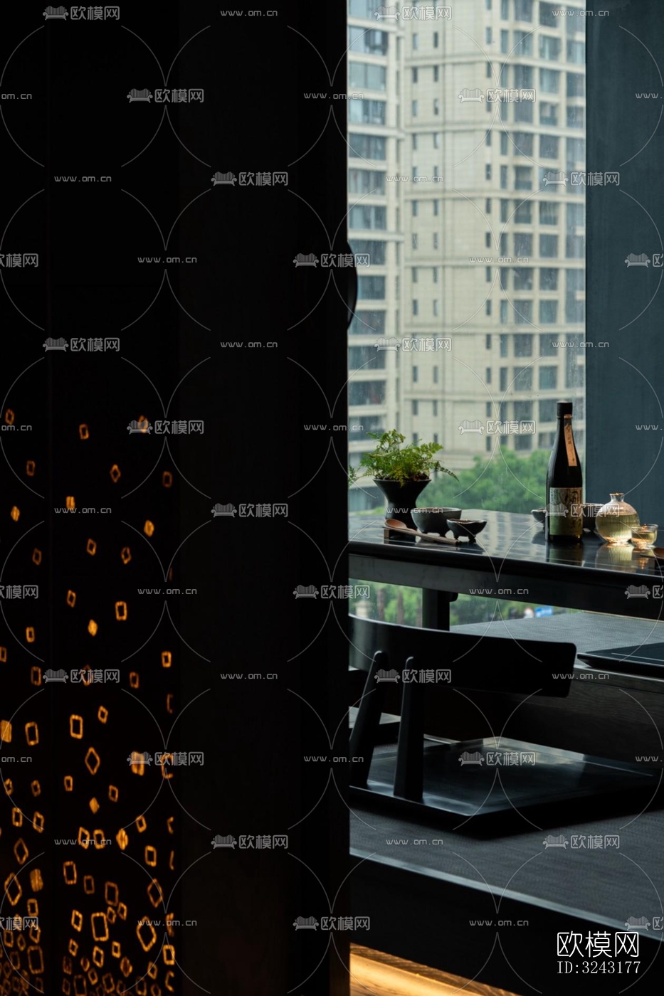 日式日韩料理效果图下载（渲染图2）